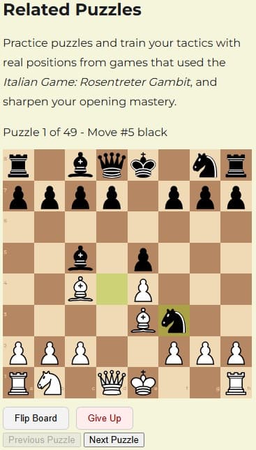 Puzzle section screenshot after clicking Show Me